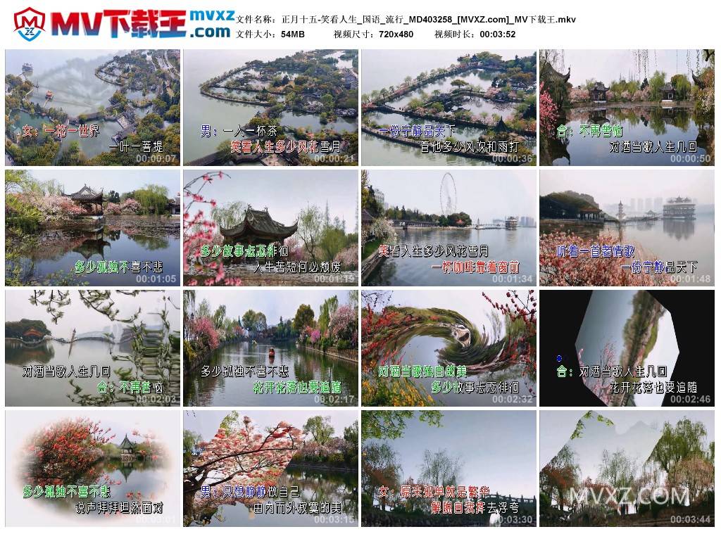 正月十五-笑看人生_国语_流行_MD403258